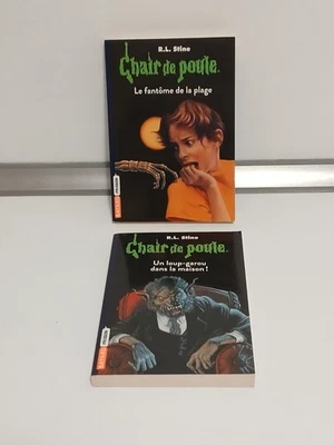 Lot 2 Livres Chair de poule Tomes 8 et 60 Bayard Frisson Fr Neuf New Mint  - Photo 1/4