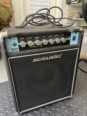 Acoustic B50C Black Portable Handheld Bass Combo Amplifier With Cable - Image 1 of 2