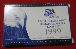 Pickers Delight 1/One 1999-S United States 50 State Quarters Proof Set #MF-3257 - Picture 1 of 3