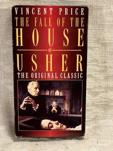 Edgar Allan Poe's THE FALL OF THE HOUSE OF USHER VHS 1960 Vincent Price Original - Picture 1 of 6
