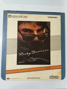 RISKY BUSINESS CED VIDEO DISC 1983 Tom Cruise Rebecca De Mornay Vintage - Picture 1 of 11