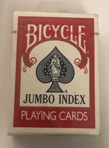 Vintage 1990 Bicycle Deck 88 Jumbo Index Playing Cards - New Sealed - Bild 1 von 2