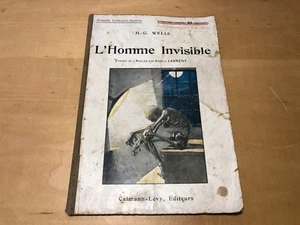 Livre Ancien L'HOMME INVISIBLE - H.G. Wells - Calmann-Lévy Éditeurs - Français - Picture 1 of 6