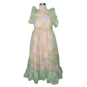 Selkie X Maison Armory Neu mit Etikett Pastellfarben Romantik Rüschenkleid Damen Gr. XS - Bild 1 von 12