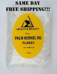 PALM KERNEL OIL FLAKES ORGANIC by H&B Oils Center FOR SOAPS COSMETICS 2 OZ - Picture 1 of 12