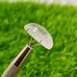 12.7 Carats Oval Cabochon Shape Milky Quartz Natural Gemstone From Pakistan - Picture 1 of 4