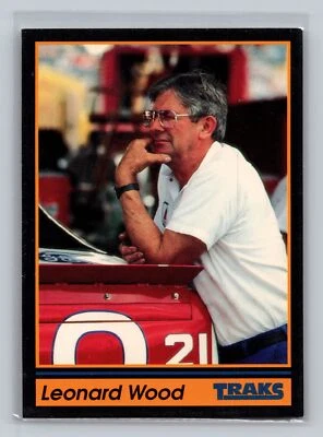 1991 Traks #62 Leonard Wood - Image 1 of 2