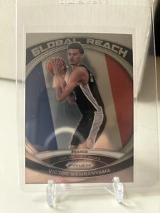 2023-24 Panini Prizm Victor Wembanyama Global Reach Insert Rookie Card RC Spurs - Picture 1 of 2