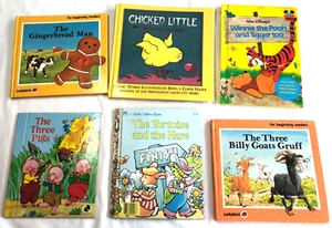 LOT OF 6 OF SOME OF THE BEST CHILDREN'S STORY BOOKS 3 PIGS GINGERBREAD MAN ETC. - Picture 1 of 24