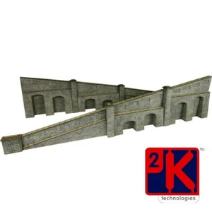 Metcalfe PO249 Grey Stone Tapered Retaining Walls Card Kit 00 Gauge POD Postage - Picture 1 of 12
