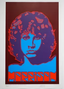 Jim Morrison - Peter Marsh Limited Edition Signed and Numbered Art Print - Foto 1 di 1
