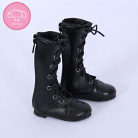 1/3UncleSSDF BJD Shoes PU Leather Boots Military Boots Nubuck Rivet Deco Knight