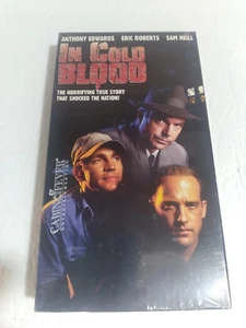 IN COLD BLOOD VHS (SEALED) W/ CABIN FEVER WATERMARK ERIC ROBERTS ANTHONY EDWARDS - Picture 1 of 3