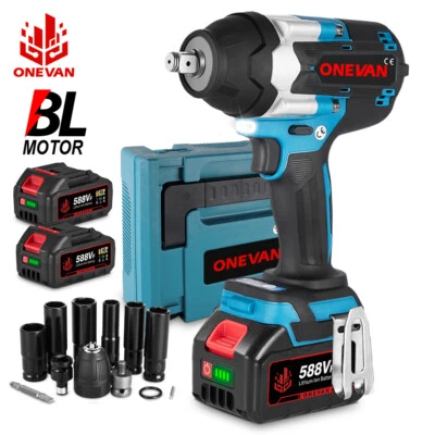 1800Nm Akku Schlagschrauber Akkuschrauber Kfz Drehschlagschrauber Reifenwechs DE - Bild 1 von 4