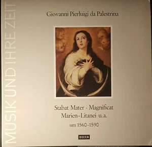 Stabat Mater Magnifikat Giovanni Pierluigi Da Palestrina Marien Litanei Vinyl LP - Bild 1 von 5
