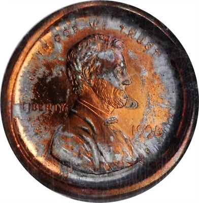 ER110 1998 Lincoln Cent--Obverse Die Cap, Mirror Obverse-- Mint Error NGC MS66RD - Image 1 of 4