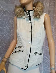 Zara Steppweste Gr.S Creme-weiß ❤ - Bild 1 von 14