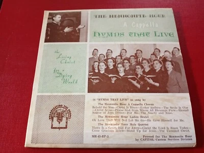 Hymns that Live, The Mennonite Hour, Acapella, Hymns that Live Capital 7' Gospel - Image 1 of 2