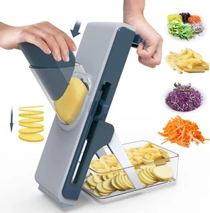 Professional 3-in-1 Mandoline Slicer and Vegetable Chopper with Container - Picture 1 of 12
