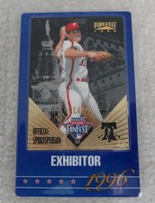 1996 Steve Carlton Pinnacle FanFest Exhibitor Laminated Pass Card #0761