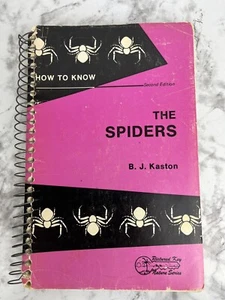 How To Know The Spiders Spider Identification  Kaston Pictured Key Nature Series - Picture 1 of 12