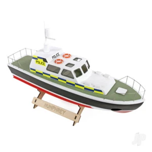 Humphrey Police Launch Boat (410mm) | Wood RC Model Kit - Picture 1 of 11