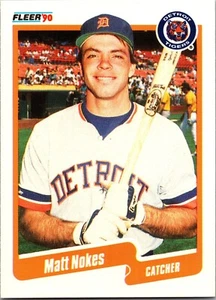 1990 Fleer - Matt Nokes #611 - Picture 1 of 2