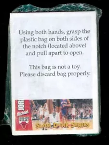 Carta da basket 1996 Upper Deck Nestlé Slam Dunk Michael Jordan confezione #4 NON APERTA - Foto 1 di 1