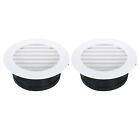 6 Inch Round Air Vent 2pcs Ceiling Diffuser Grill Louver Soffit Vent with Screen
