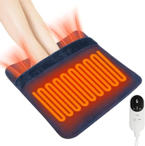 Heated Electric Pad for Foot,Double-Sided Heating,6 Fast Heating Settings 3 Time - Picture 1 of 6
