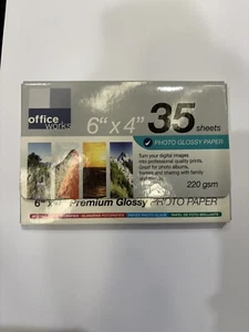 Office Works 6"x 4" Premium Glossy Photo Paper Photo Card 220gsm 350 Sheets - Picture 1 of 1