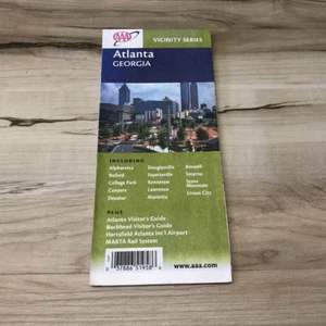 Serie vintage AAA Vicinity: mapa de calles de Atlanta Georgia - Imagen 1 de 2