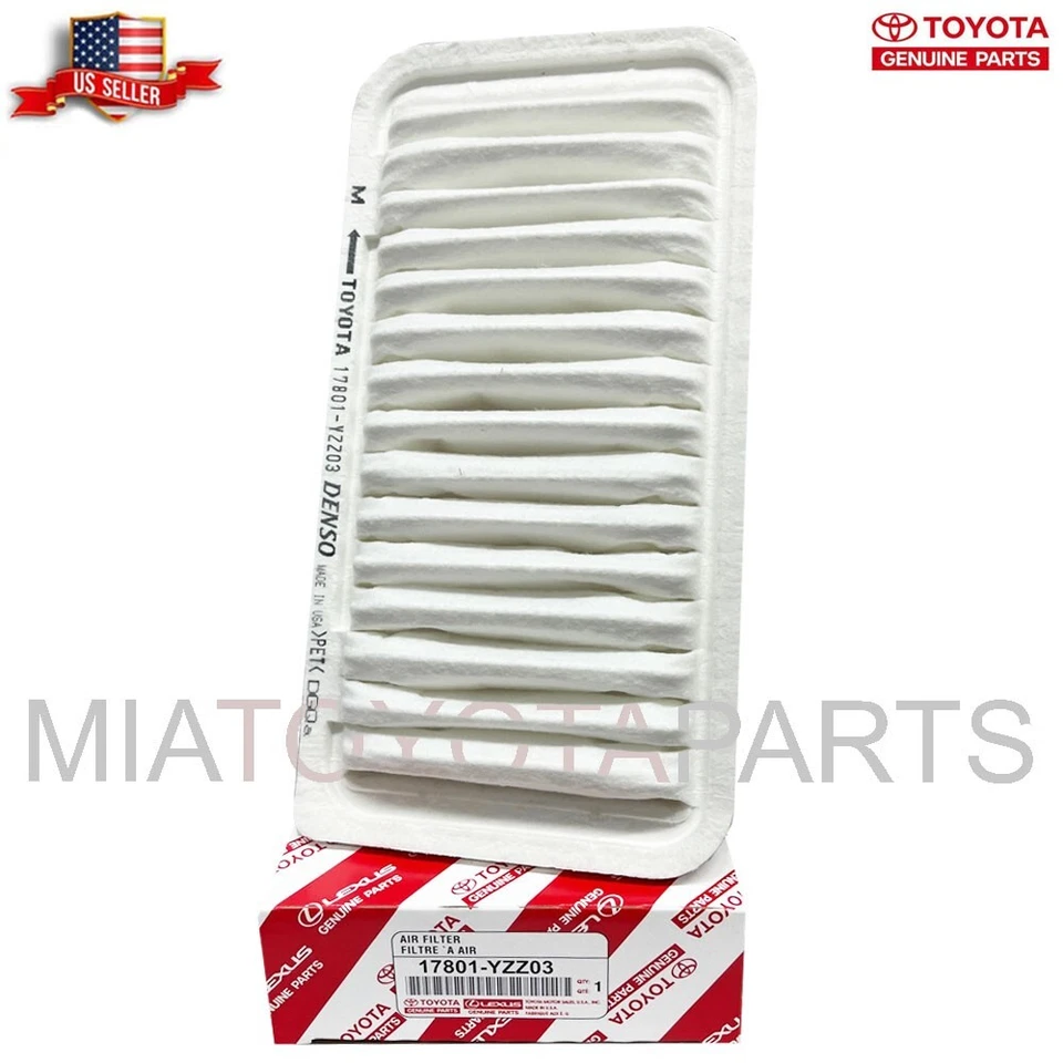 Filtro de aire genuino Toyota OEM 17801-YZZ03 Corolla Matrix Scion tC FR-S Foto 1 de 4