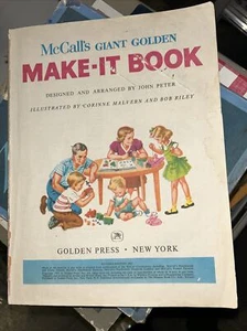 McCall's Giant Golden Make-It Book 1961 Illustrated by Corinne Malvern No Front - Picture 1 of 2