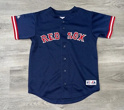 Camiseta de béisbol vintage Curt Schilling #38 juvenil grande majestuosa de los Medias Rojas de Boston Foto 1 de 4