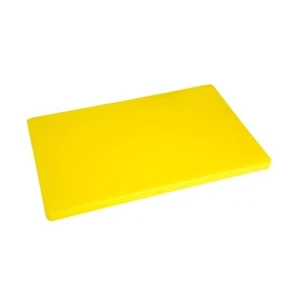 Hygiplas Extra Thick Low Density Chopping Board Yellow - 600x450x20mm - Picture 1 of 4