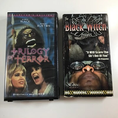 Trilogy Of Terror, Black Witch VHS Lot - Image 1 of 3