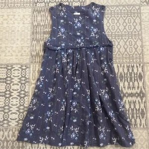 Laura Ashley Blumenmuster Baumwolle Wolle mehrfarbig Plissee Pullover Vintage Kleid Größe 8 - Bild 1 von 7