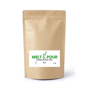 1kg Kakaobutter Bio Cocoa Theobroma Seed Butter Rein ökologisch natürlich - Bild 1 von 6