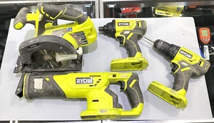 RYOBI ONE+ 18V Cordless Tool Kit P505, P519, P235A, P215 & 4Ah Battery + Charger - Picture 1 of 24