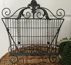 Metal Easel Cook Book Holder Display Stand Rustic Weighted Chains Antique Bronze - Picture 1 of 8