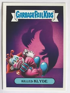 Garbage Pail Kids Sticker Revenge Of Oh The Horror-Ible 8a Killed Klyde Cult - Picture 1 of 2