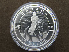 2013 $10 1/2 tr oz Silver Coin 99.99% Ag Royal Canadian Mounted Police O Canada