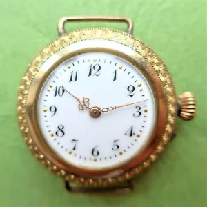 DAMEN TASCHENUHR, Armbanduhrenumbau, "Steinmeyers Patente"-gute Funktion-ca.1915 - Bild 1 von 5