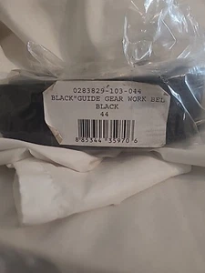 Schwarze Leder Gürtel-Führungsausrüstung, Größe 44, Made in America - Bild 1 von 5