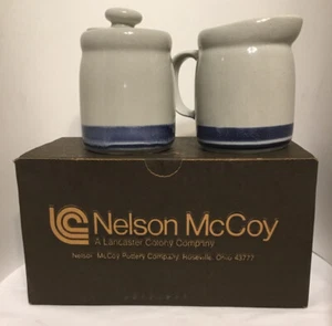 McCoy Nelson Sugar &Creamer Set In Original Box - Picture 1 of 2