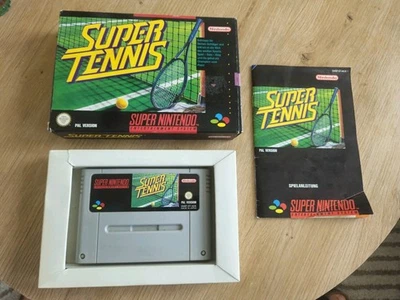 🎾 Super Tennis SNES |Modul + OVP + Anleitung | PAL | Nintendo Super Nintendo🕹️ - Bild 1 von 4