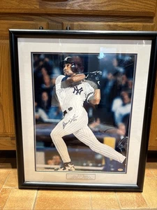 Bernie Williams Signed And Framed Photograph Authentic With COA Game Win HR ** - Picture 1 of 15
