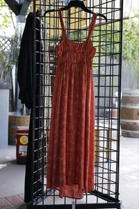 Le Rêveur Smocked Bodice Tie Front Maxi Dress – Size Small – Boutique Purchase - Picture 1 of 5