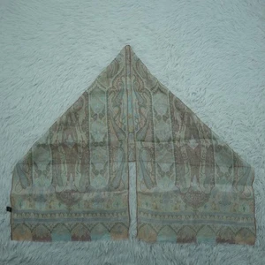ETRO Milano Paisley Linen Silk Scarf Scarves 54" X 16" P833 - Picture 1 of 8